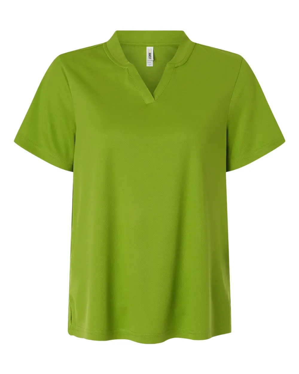 CORE365 Women's Nova Performance Pique Polo in Acid Green