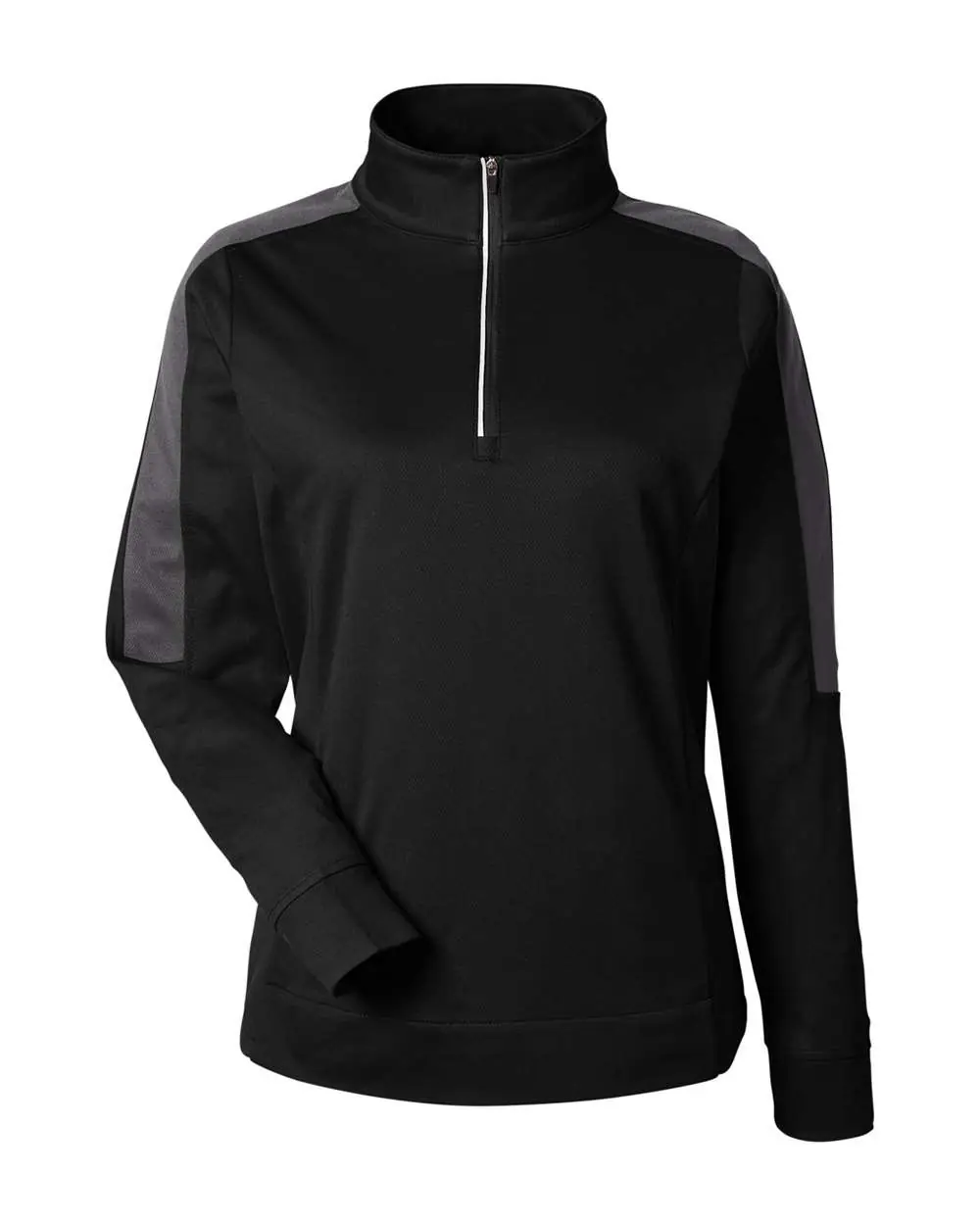 CORE365 Women's Market Snag Protect Mesh Colorblock Quarter-Zip Pullover