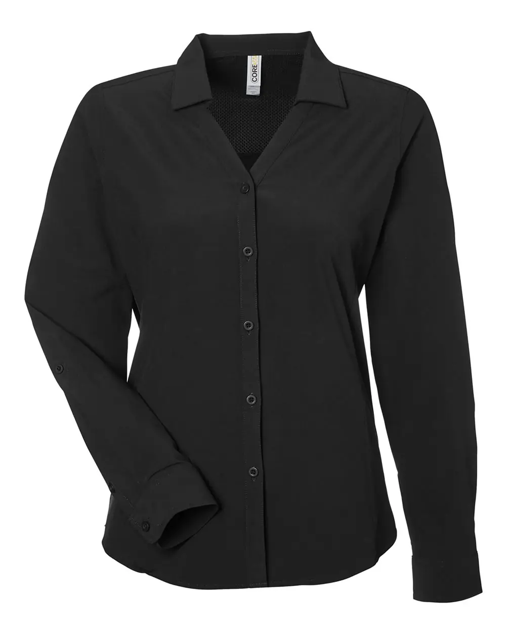 CORE365 Women's Ultra UVP® Marina Shirt in Black