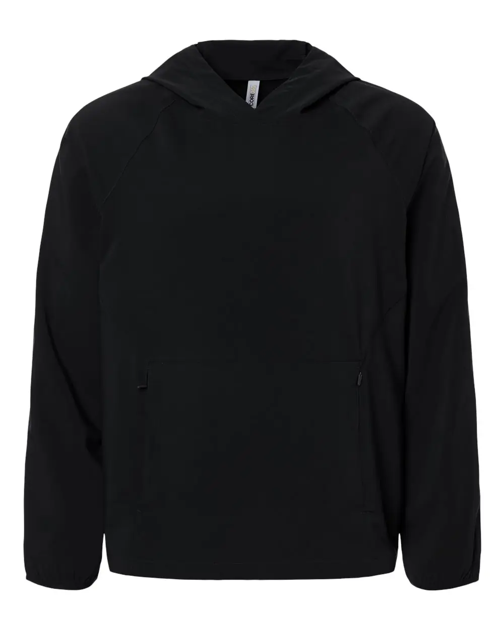 CORE365 Men's UltraUVP Shoreline Long Sleeve Hooded Pullover in Black