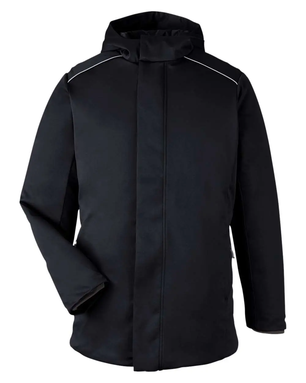 CORE365 Unisex Techno Lite Flat-Fill Insulated Jacket in Black