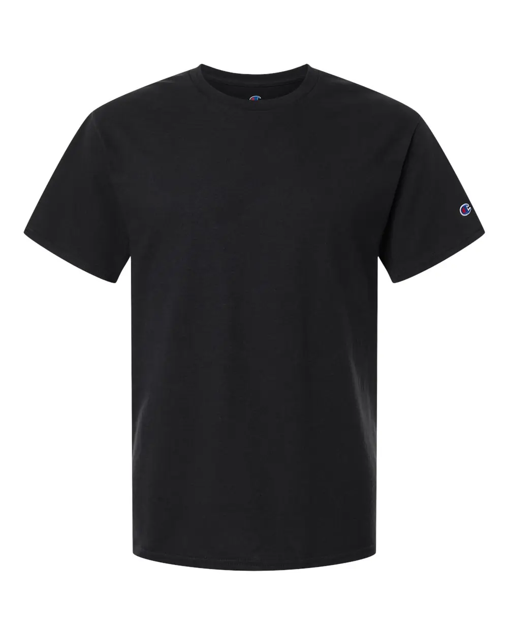Champion Unisex Jersey T-Shirt in Black