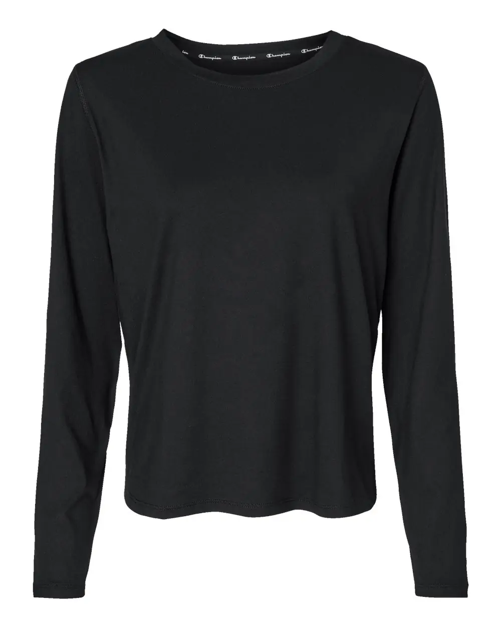 Champion Women's Sport Soft Touch Long Sleeve T-Shirt in Black