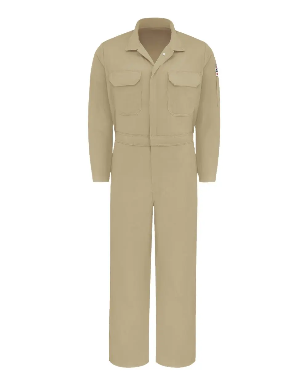 Bulwark Men's Tall Premium Coverall - EXCEL FR® ComforTouch® - 7 oz. in Khaki