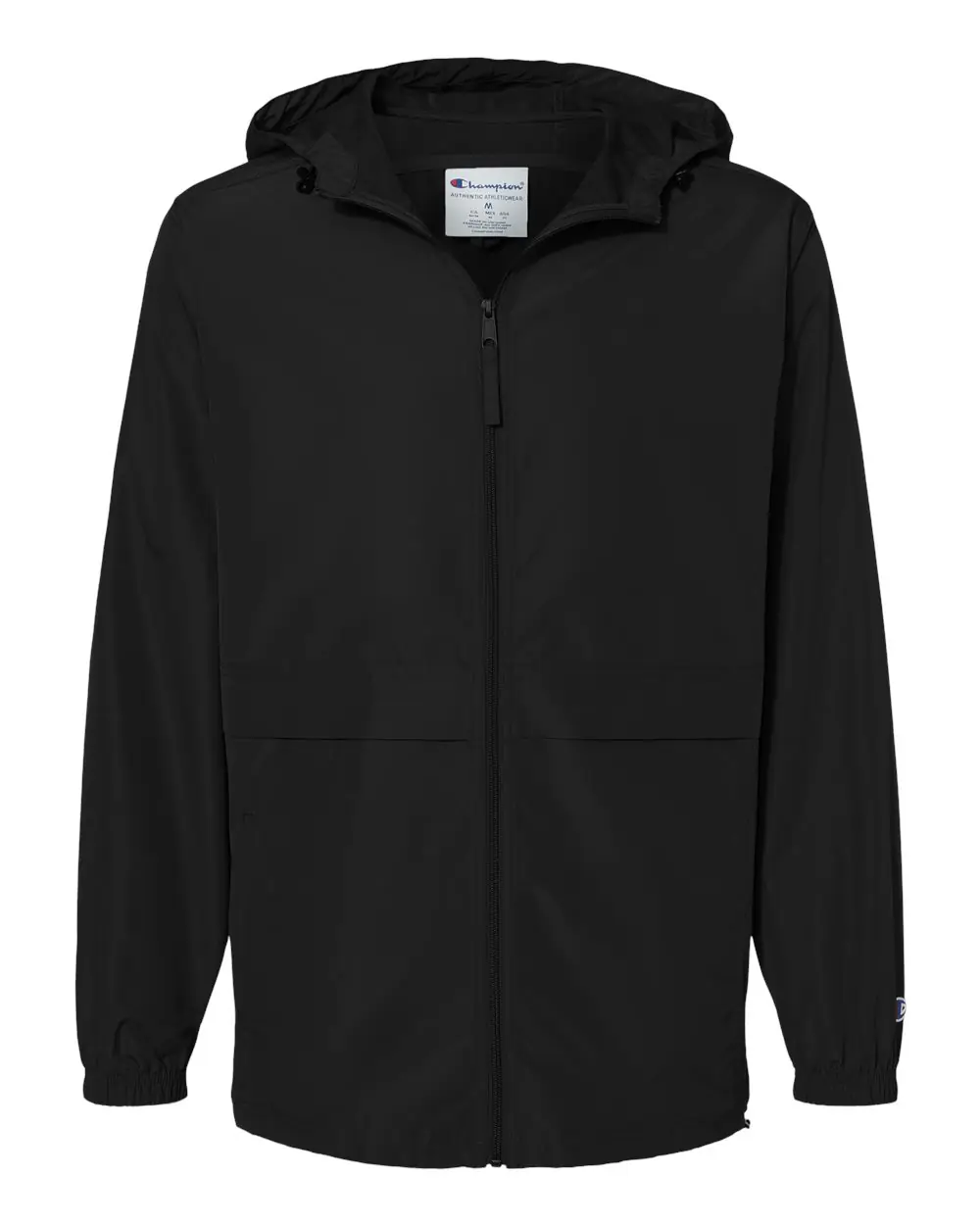 Champion Unisex Full-Zip Anorak Jacket in Black