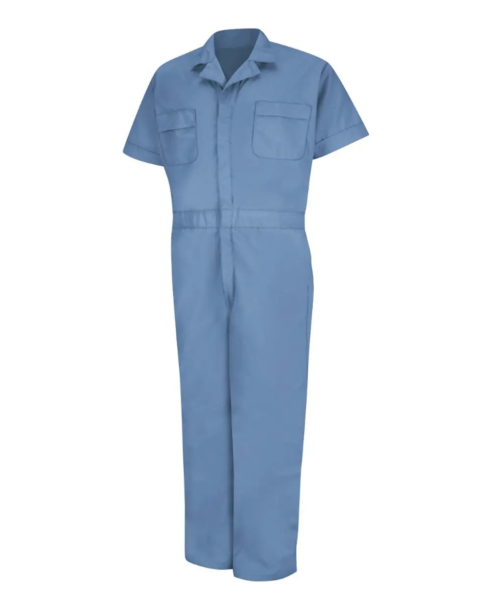 Red Kap Men's Tall Speedsuit Short Sleeve in Medium Blue