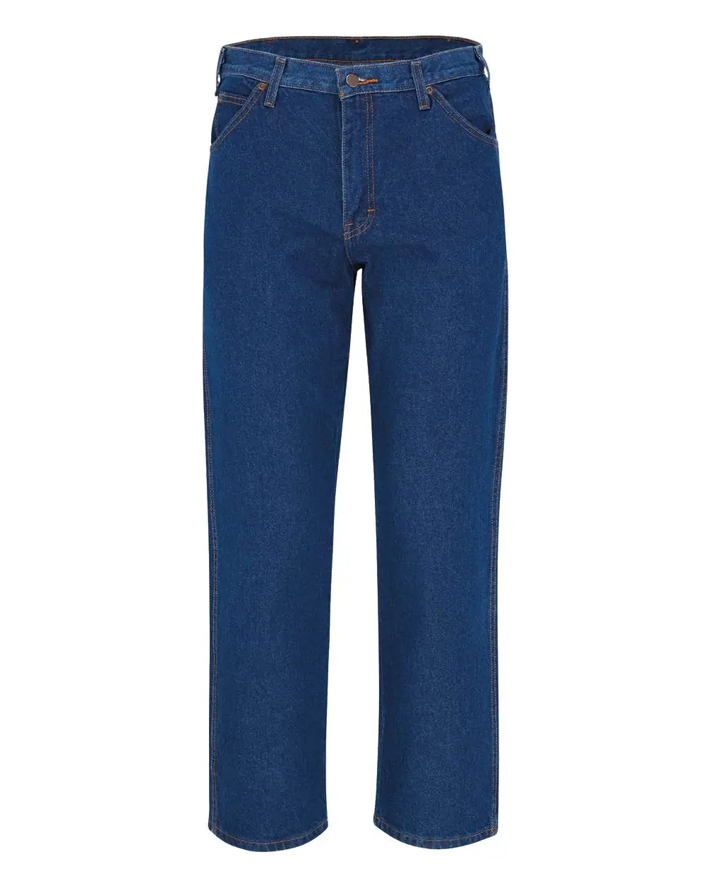 Dickies Men's Industrial Relaxed Fit Jeans in Rinsed Indigo Blue - 30I