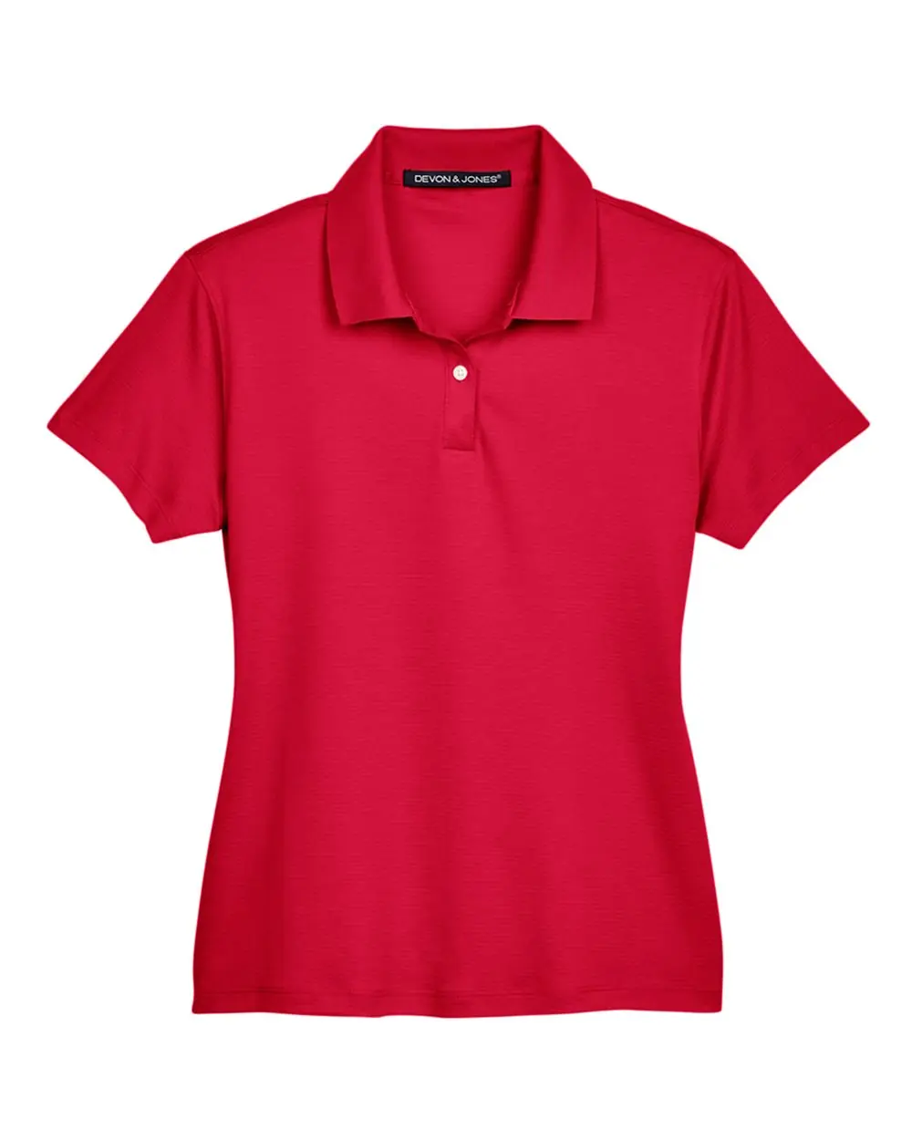 Devon & Jones Women's Pima-Tech™ Jet Piqué Polo in Red