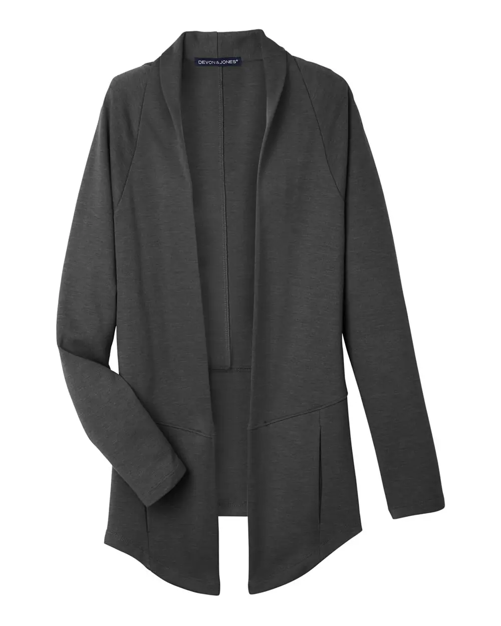 Devon & Jones Women's New Classics® Charleston Cardigan in Black Melange