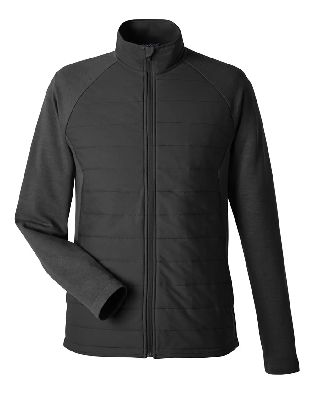 Devon & Jones Men's New Classics® Charleston Hybrid Jacket in Black/ Melange Black