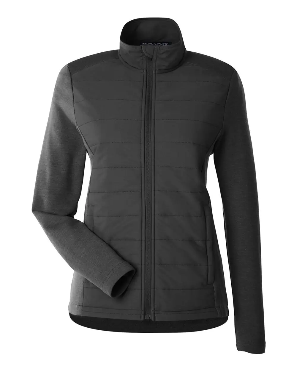 Devon & Jones Women's New Classics® Charleston Hybrid Jacket in Black/ Melange Black