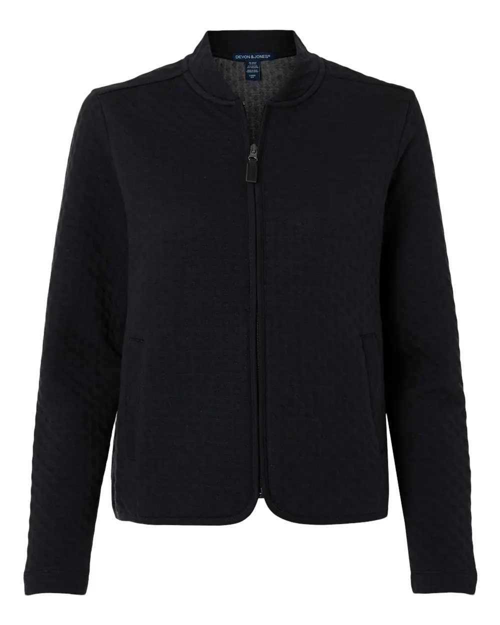 Devon & Jones Women's Berkeley Textured Full-Zip Jacket
