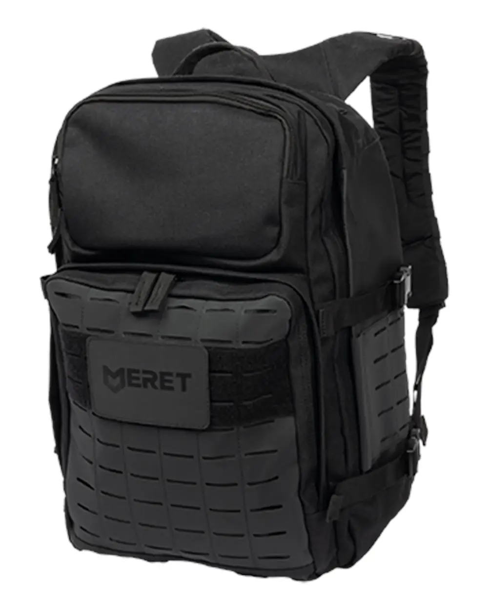 MERET Delta 37L Black Backpack in Black