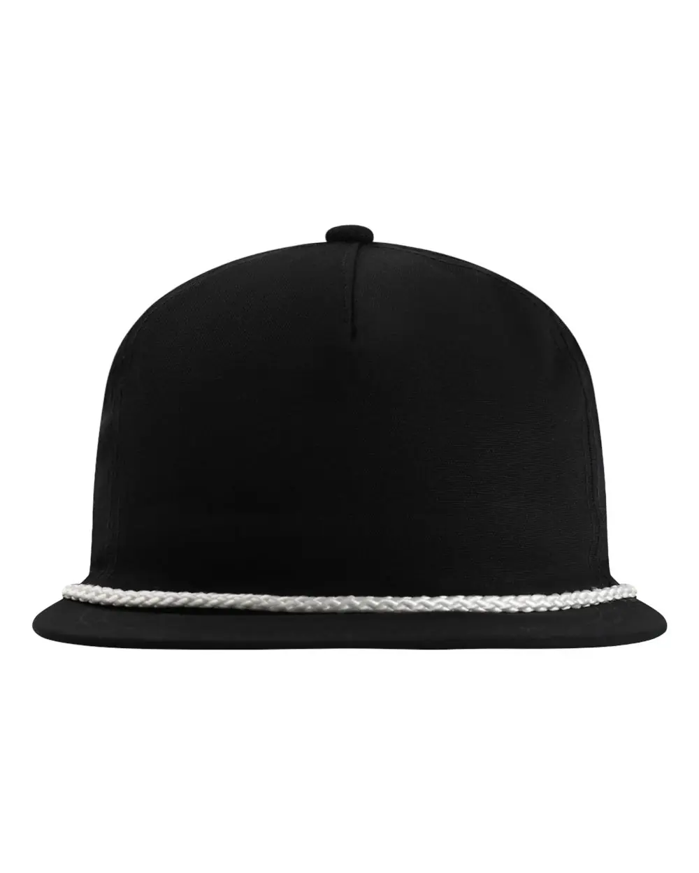 Imperial The Original Rope Five-Panel Cap in Black/ White
