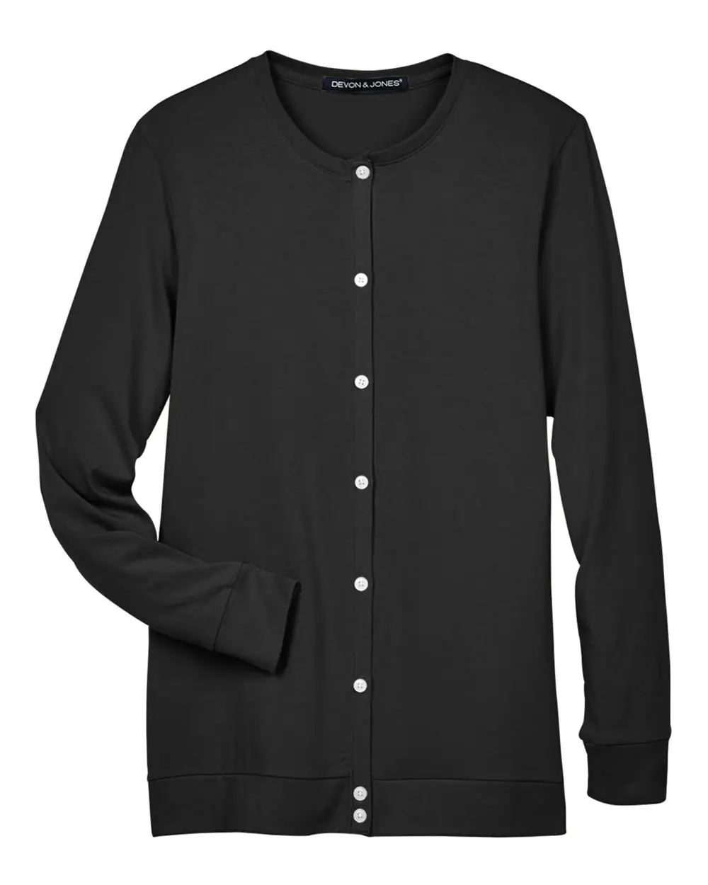 Devon & Jones Women's Perfect Fit™ Ribbon Cardigan