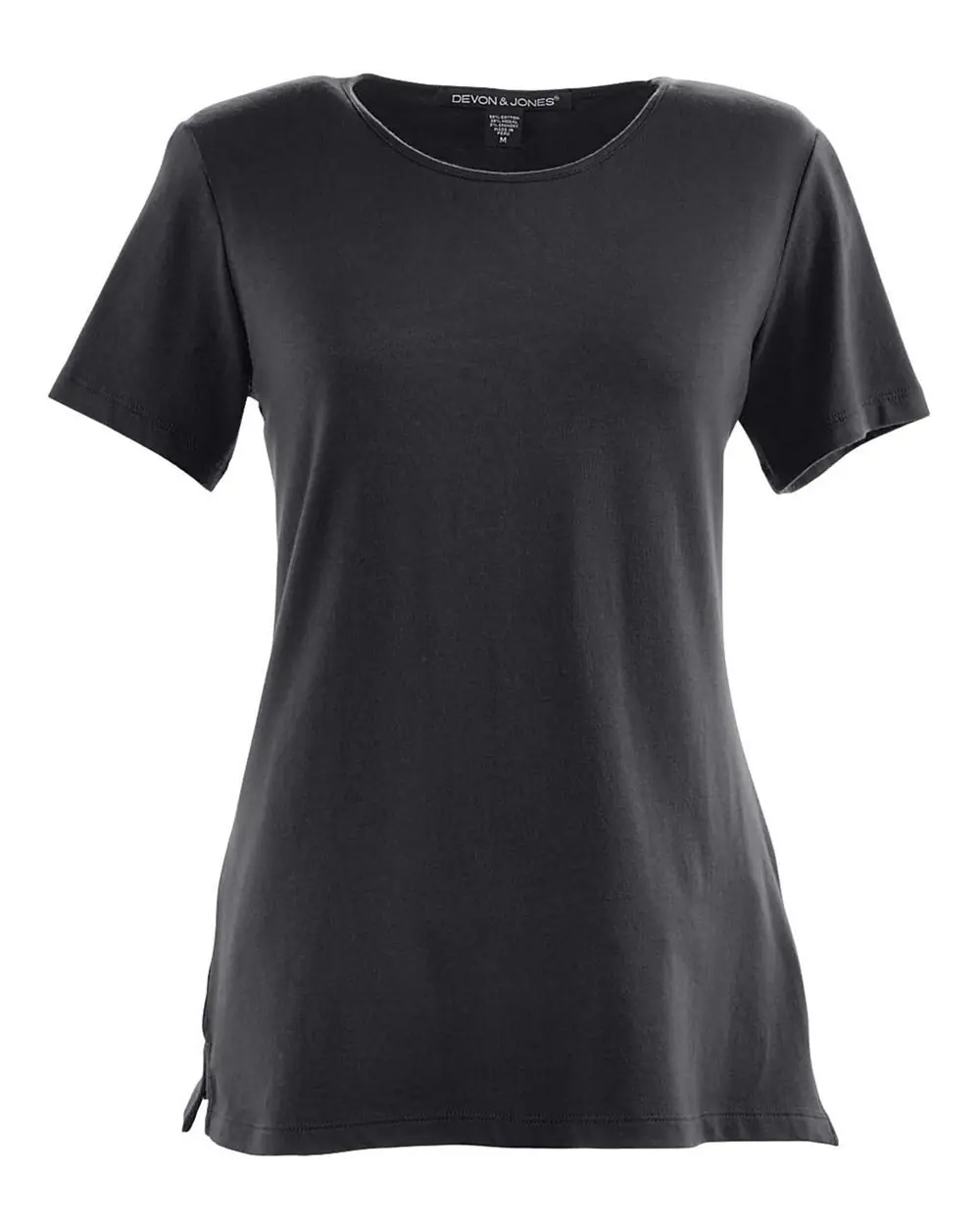 Devon & Jones Women's Perfect Fit™ Shell T-Shirt in Black