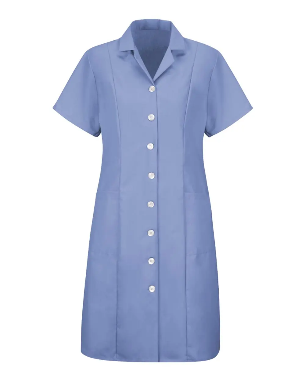 Red Kap Women's Short Sleeve Dress in Light Blue