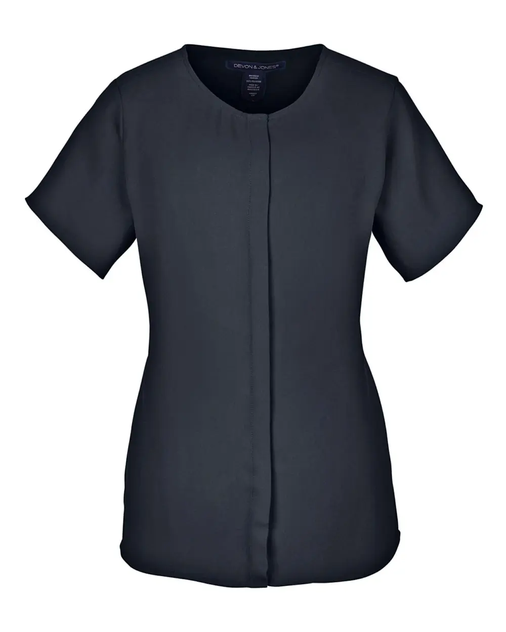 Devon & Jones Women's Perfect Fit™ Crepe Blouse in Black
