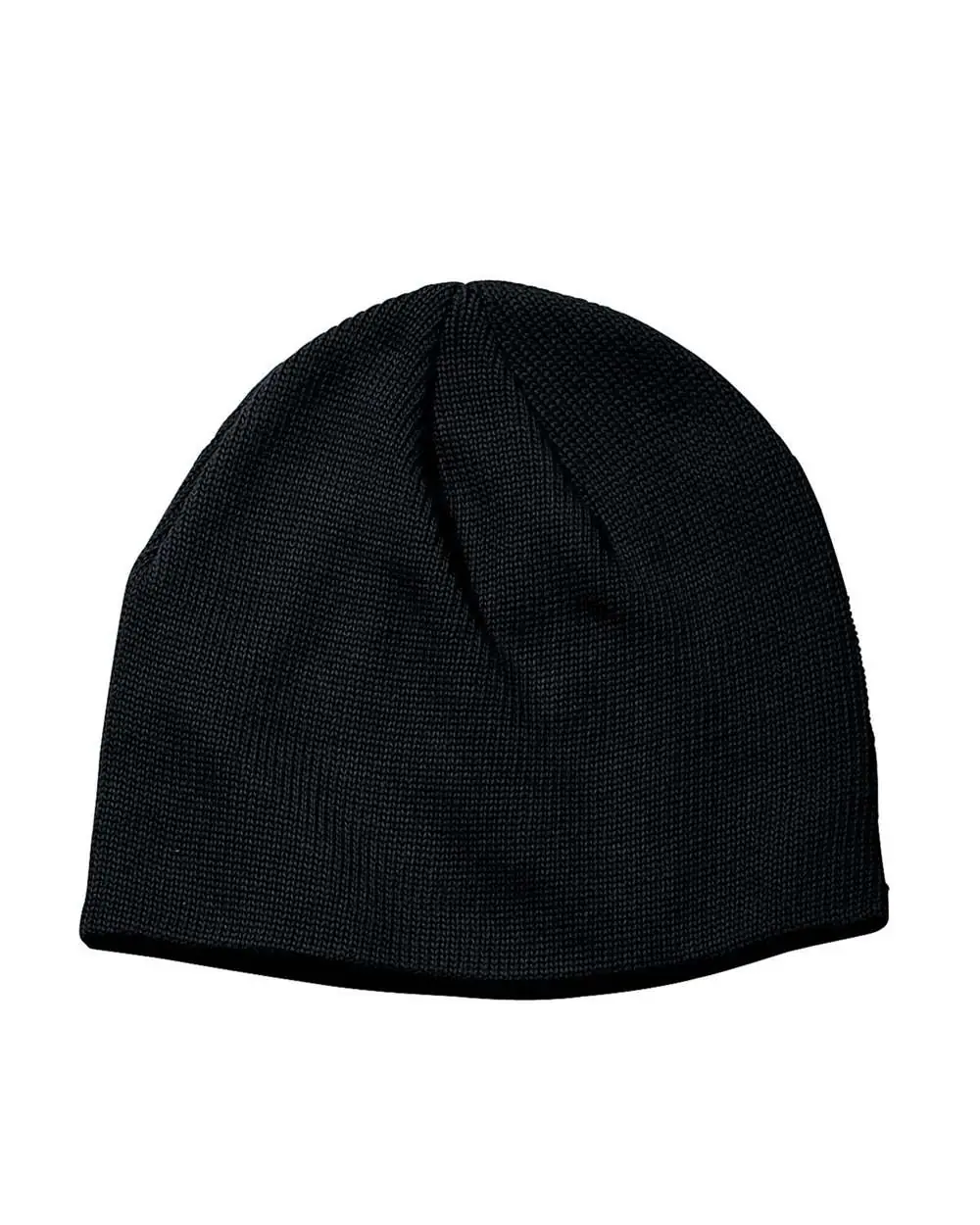 econscious Thin Rib 9" Beanie in Black