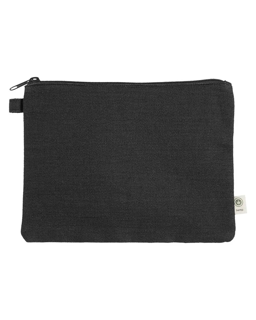 econscious Hemp Pouch in Black/ Black