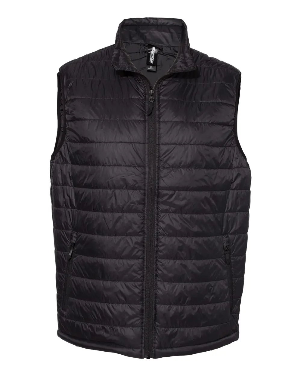 Independent Trading Co. Men's Puffer Vest in Black