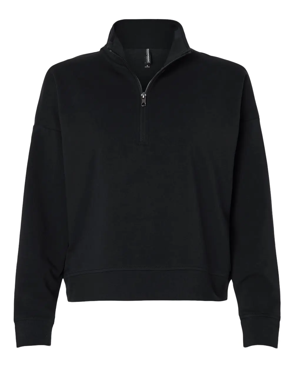 Independent Trading Co. Women's Perform Quarter-Zip Pullover in Black