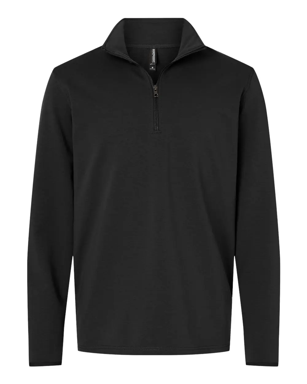 Independent Trading Co. Men's Perform Quarter-Zip Pullover in Black