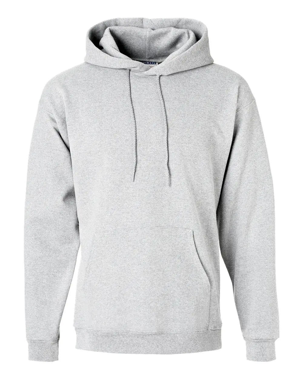 Hanes Unisex Ultimate Cotton® Hooded Sweatshirt in Ash