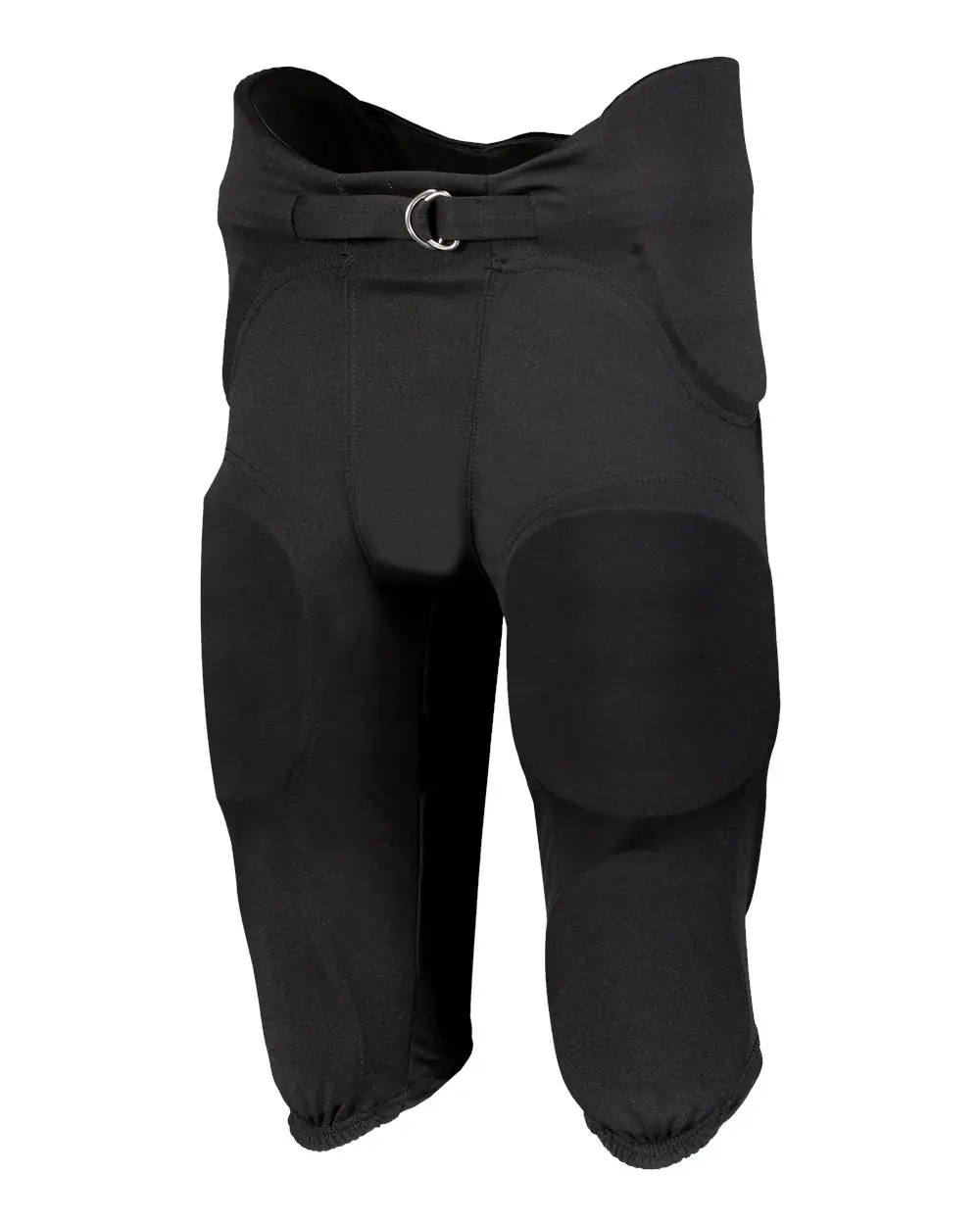 Russell Athletic Youth Integrated 7-Piece Padded Football Pants in Black