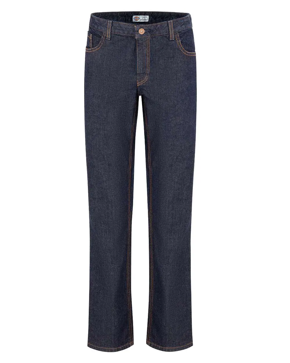 Dickies Women's Extended Sizes Industrial 5-Pocket Jeans in Indigo Blue - 32I