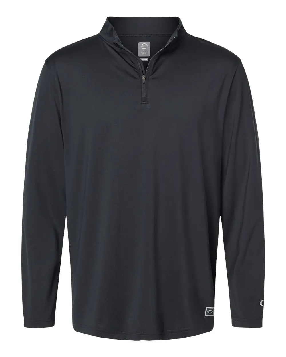 Oakley Men's Team Issue Podium Quarter-Zip Pullover in Blackout