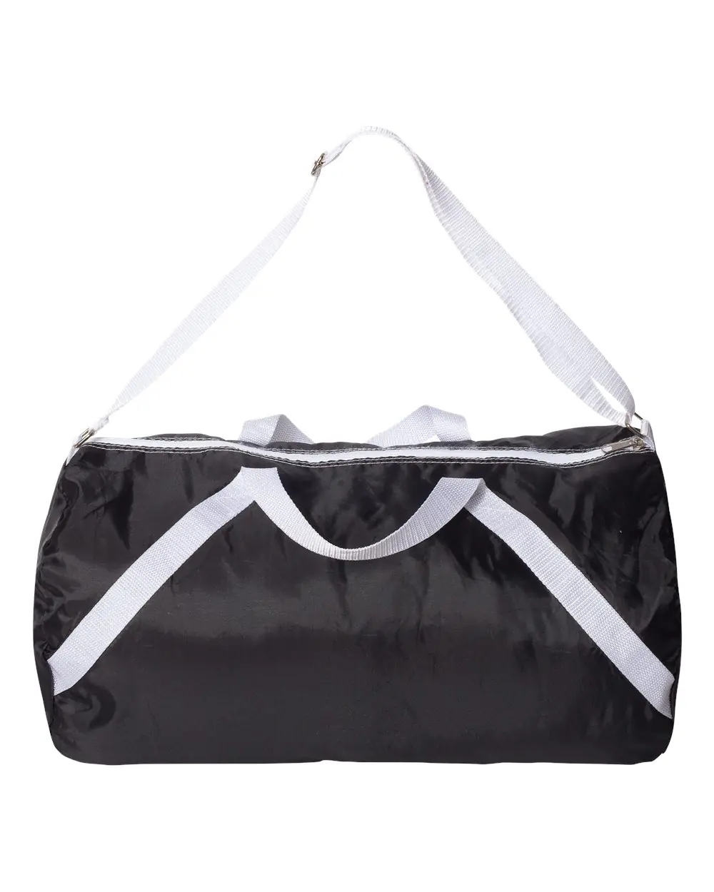 Liberty Bags 18" Nylon Roll Duffel Bag in Black