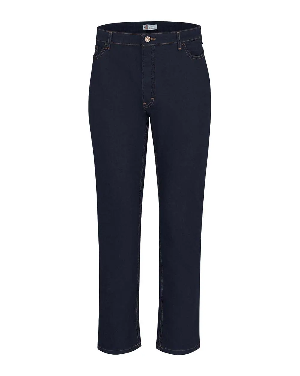 Dickies Women's Industrial 31" Inseam 5-Pocket Flex Jeans in Indigo Blue