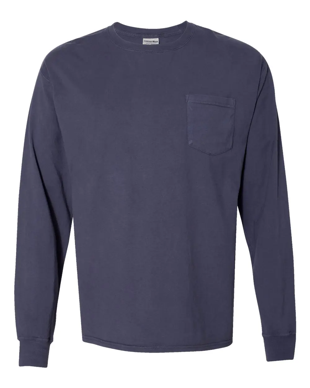 ComfortWash by Hanes Unisex Garment-Dyed Long Sleeve T-Shirt With a Pocket