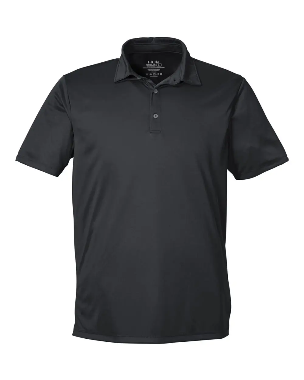 HUK Men's Pursuit Performance Polo in Black