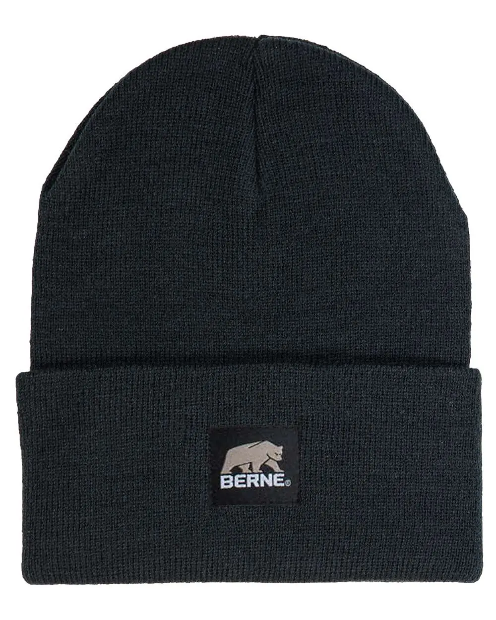 Berne Apparel Heritage Knit Cuff Beanie in Black