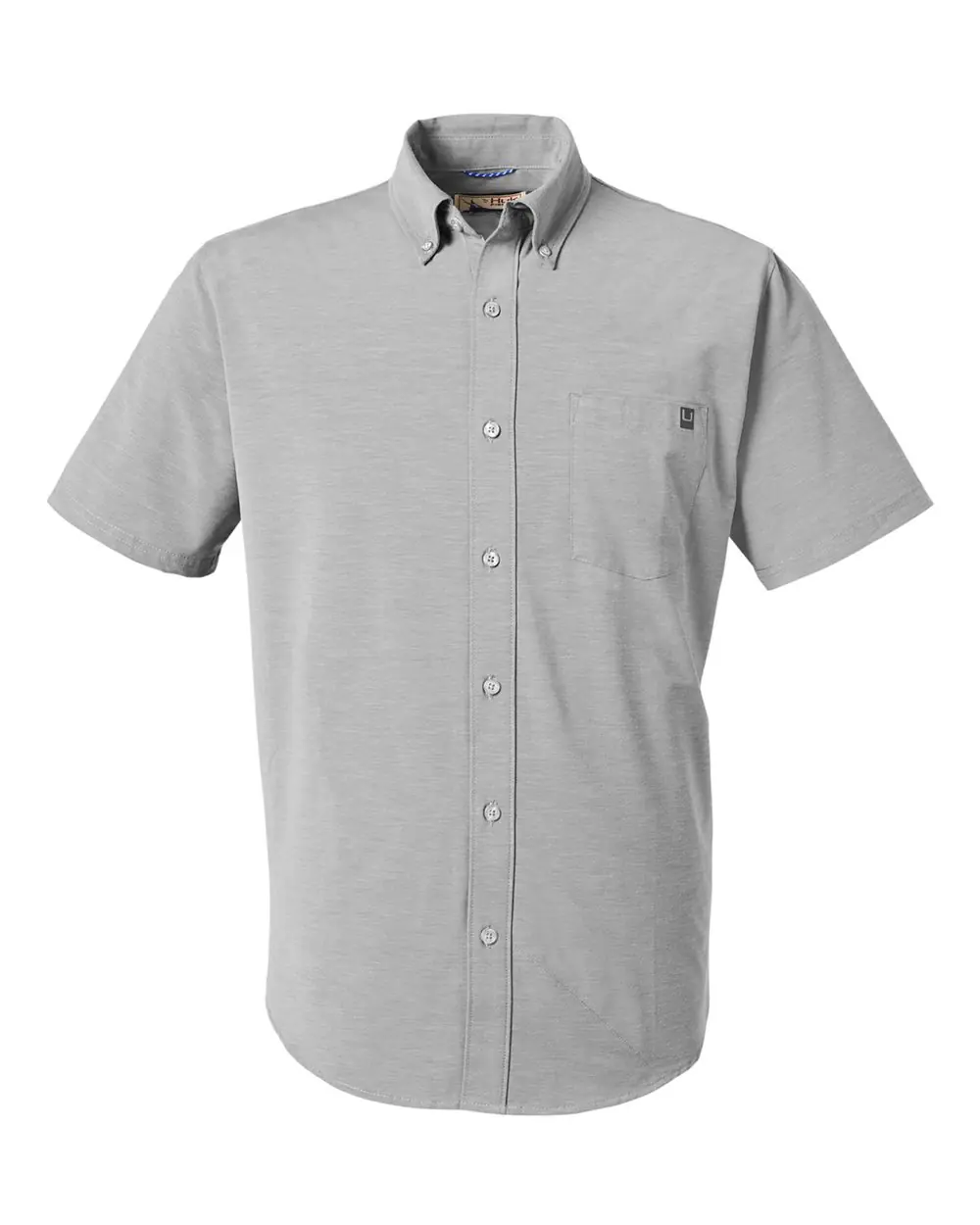 HUK Men's Kona Solid Shirt in Harbor Mist