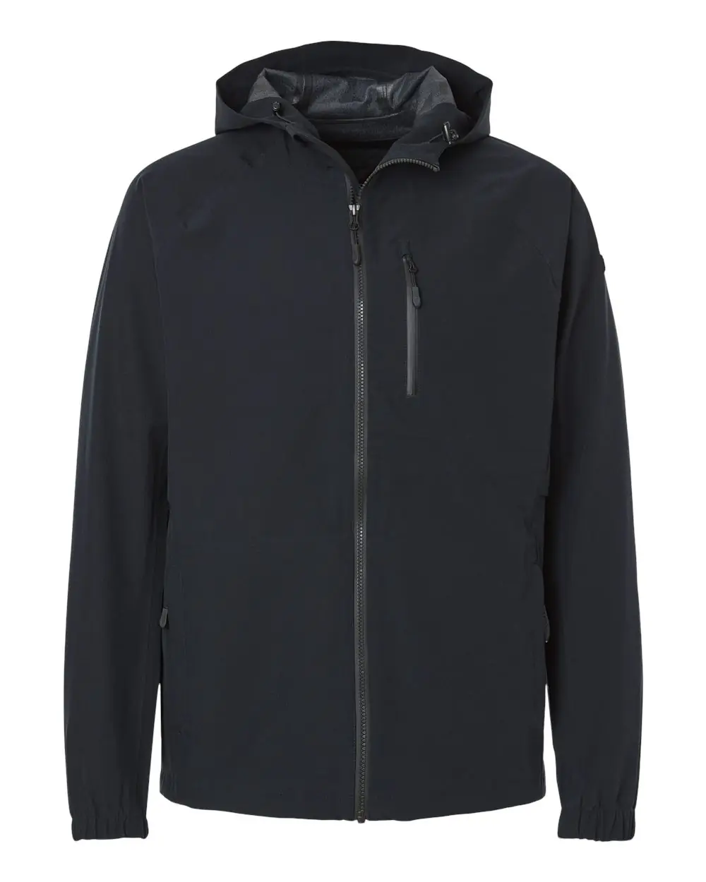 HUK Men's Rover Rain Jacket in Black