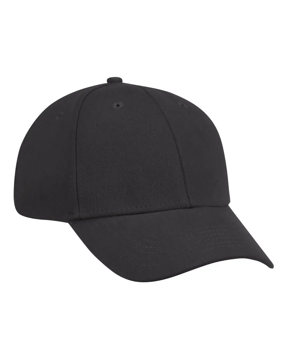 Red Kap Polyester Ball Cap in Black