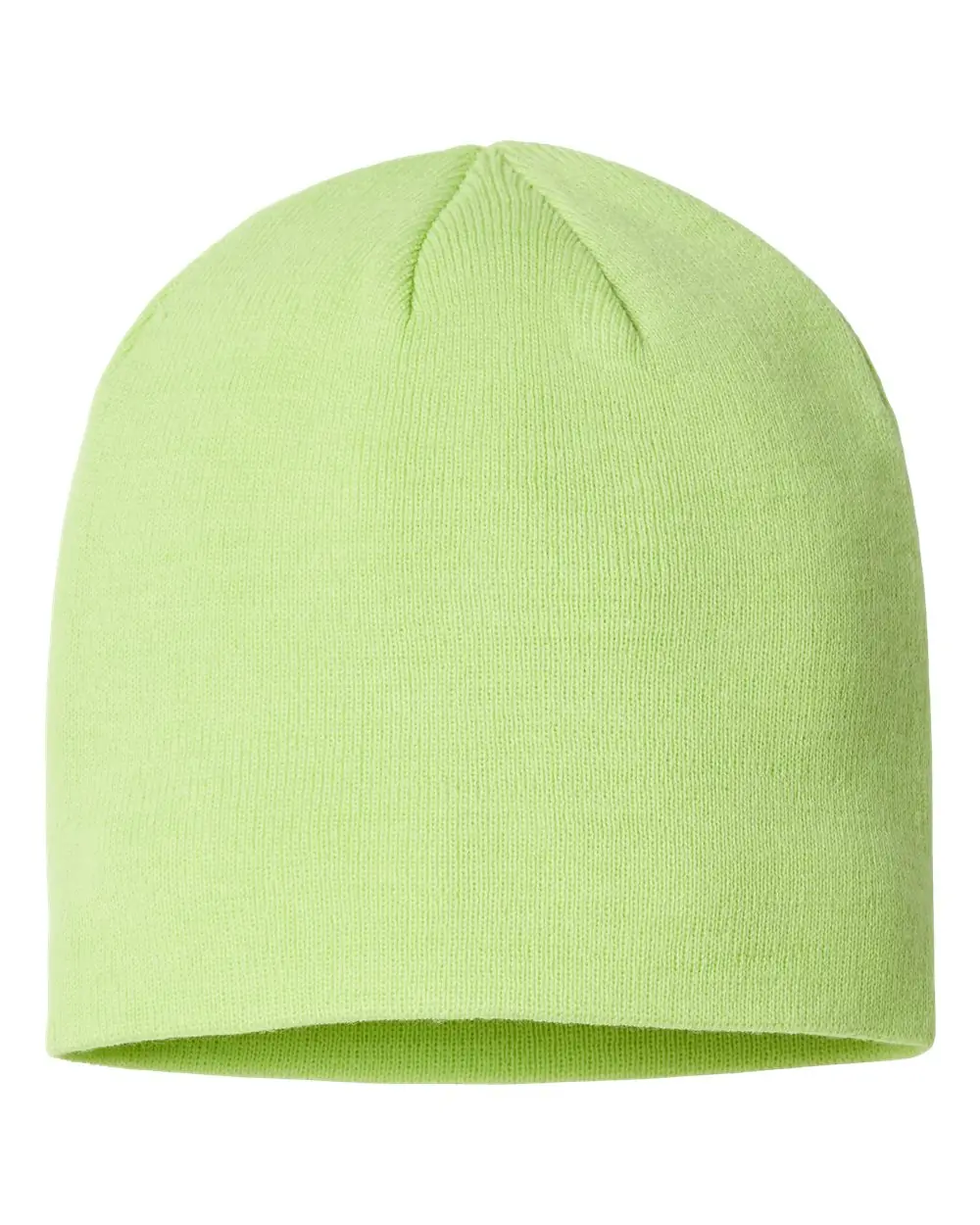 Atlantis Headwear Sustainable Beanie in Acid Green