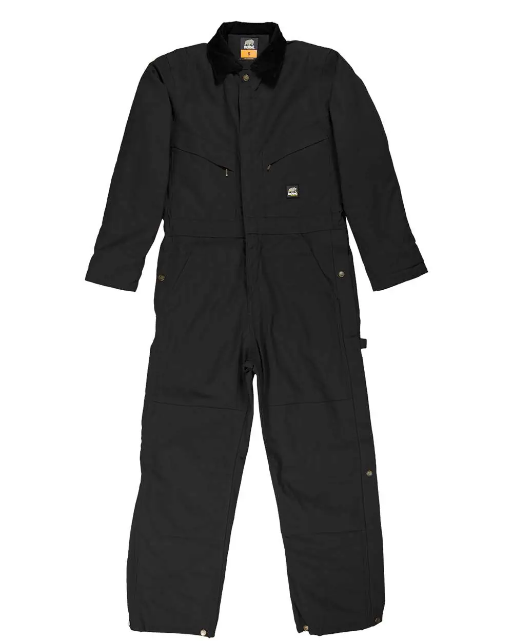 Berne Apparel Men's Heritage Duck Insulated Coverall in Black