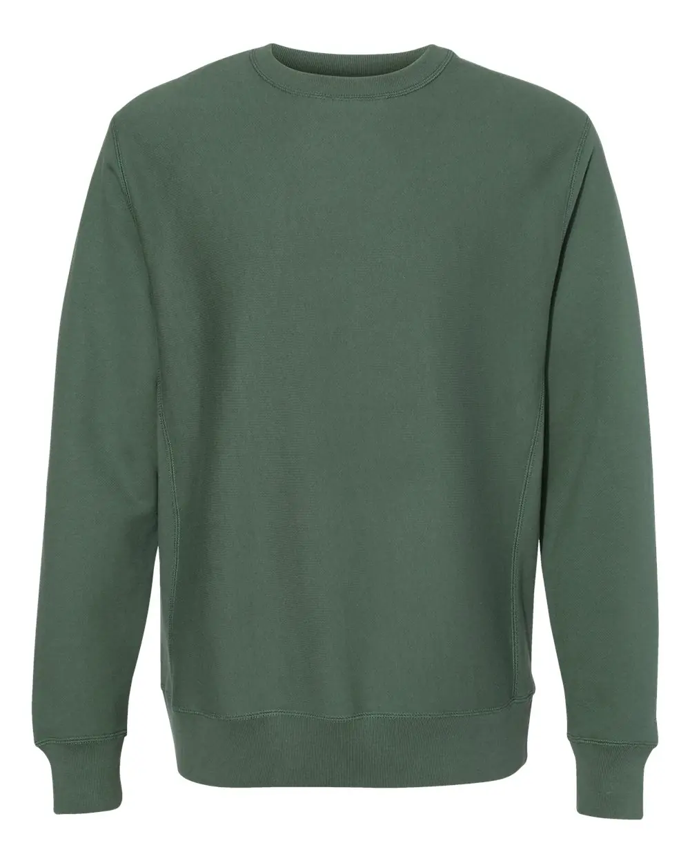Independent Trading Co. Unisex Legend Premium Heavyweight Cross-Grain Crewneck Sweatshirt in Alpine Green