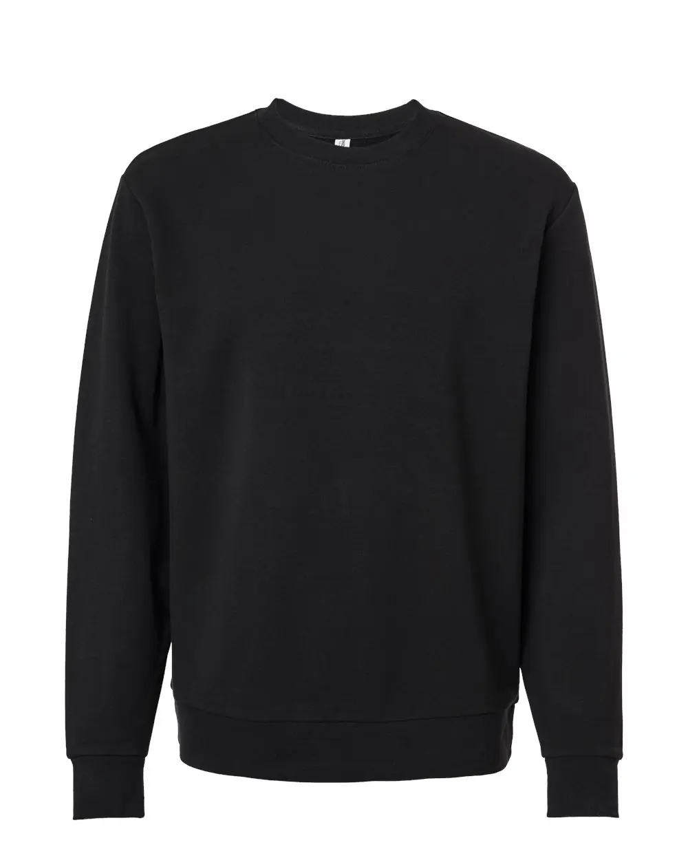 Independent Trading Co. Lux Heavyweight Modal Crewneck Sweatshirt in Black