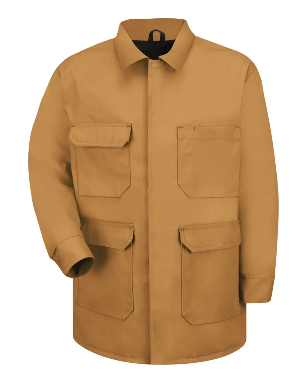 Red Kap Men's Blended Duck Chore Coat in Brown Duck