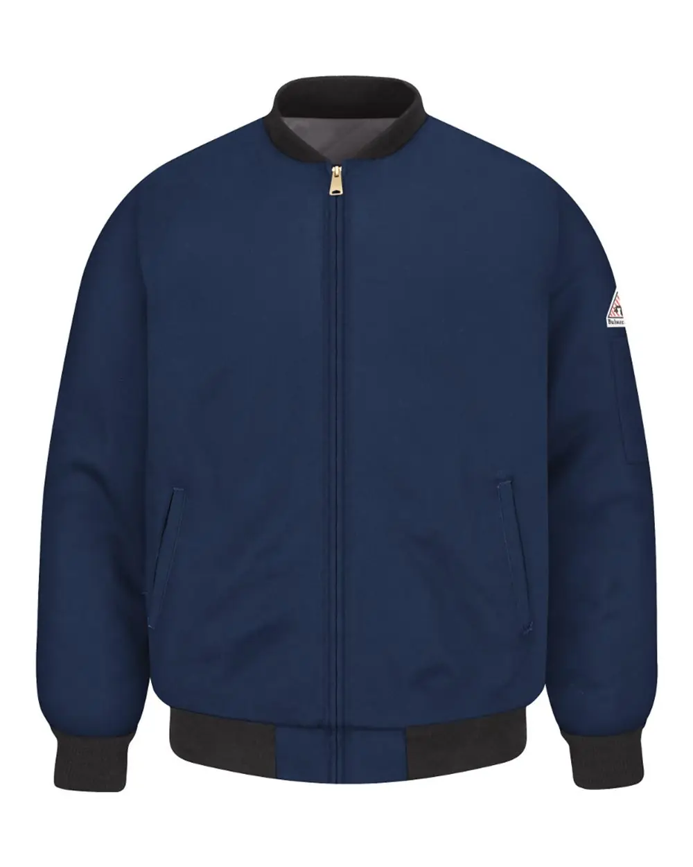 Bulwark Men's Tall Flame Resistant Team Jacket in Navy
