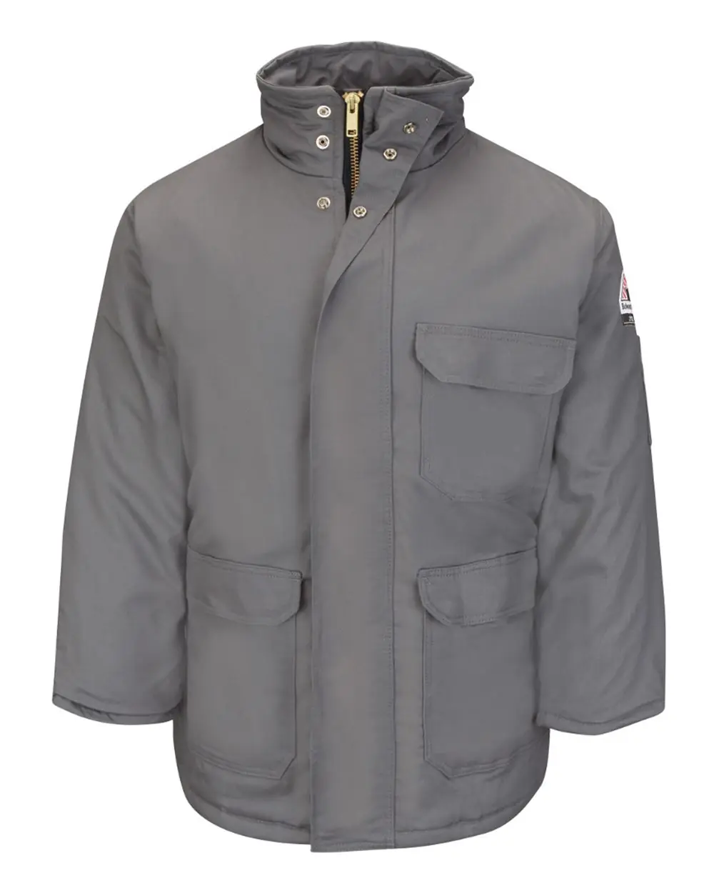 Bulwark Men's Deluxe Parka - EXCEL FR® ComforTouch in Grey