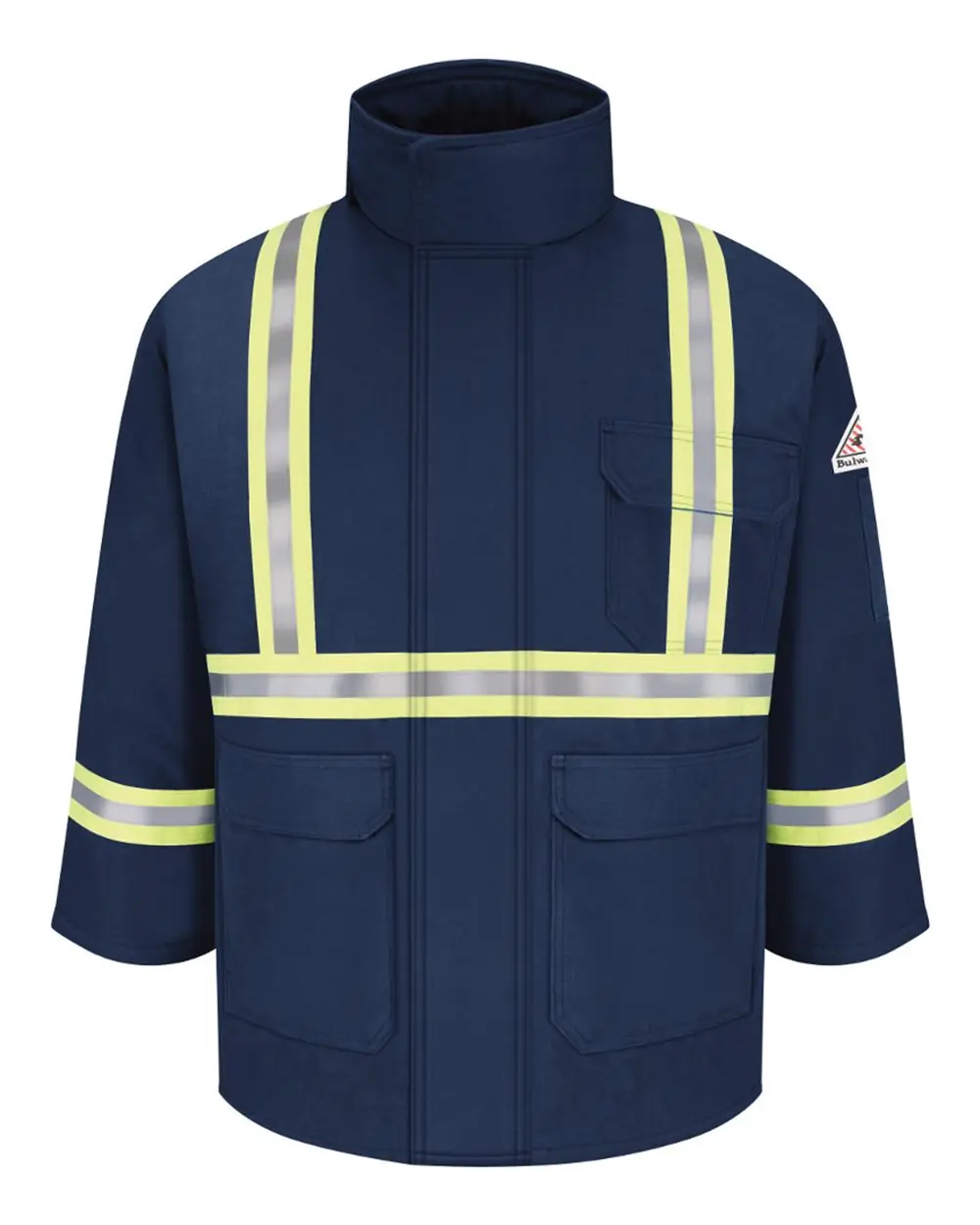 Bulwark Men's Deluxe Parka With Reflective Trim - EXCEL FR® ComforTouch