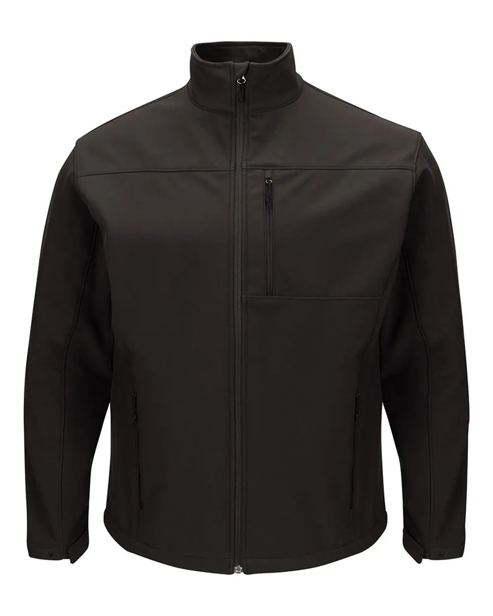 Red Kap Men's Deluxe Soft Shell Jacket in Black