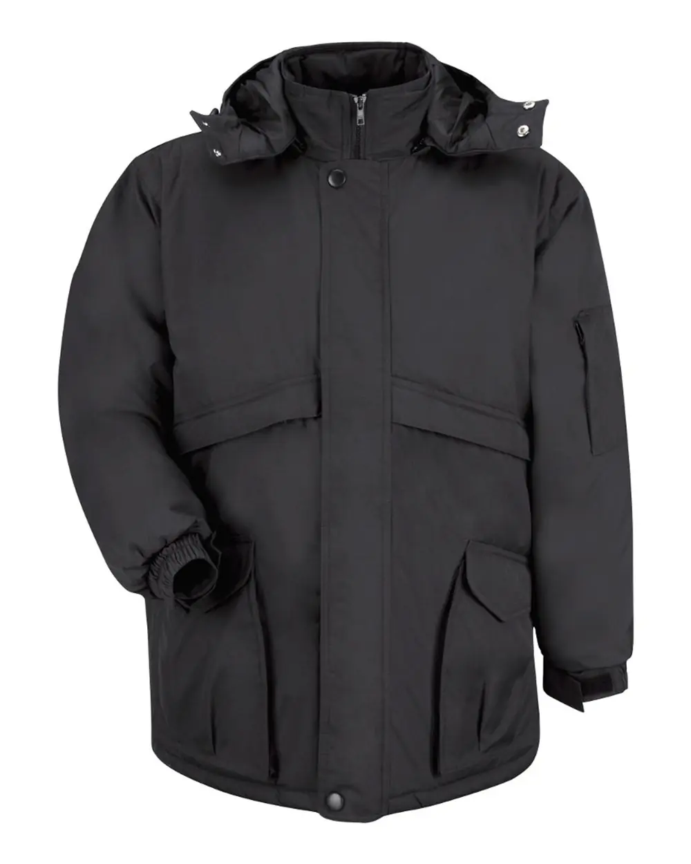 Red Kap Men's Heavyweight Parka in Black
