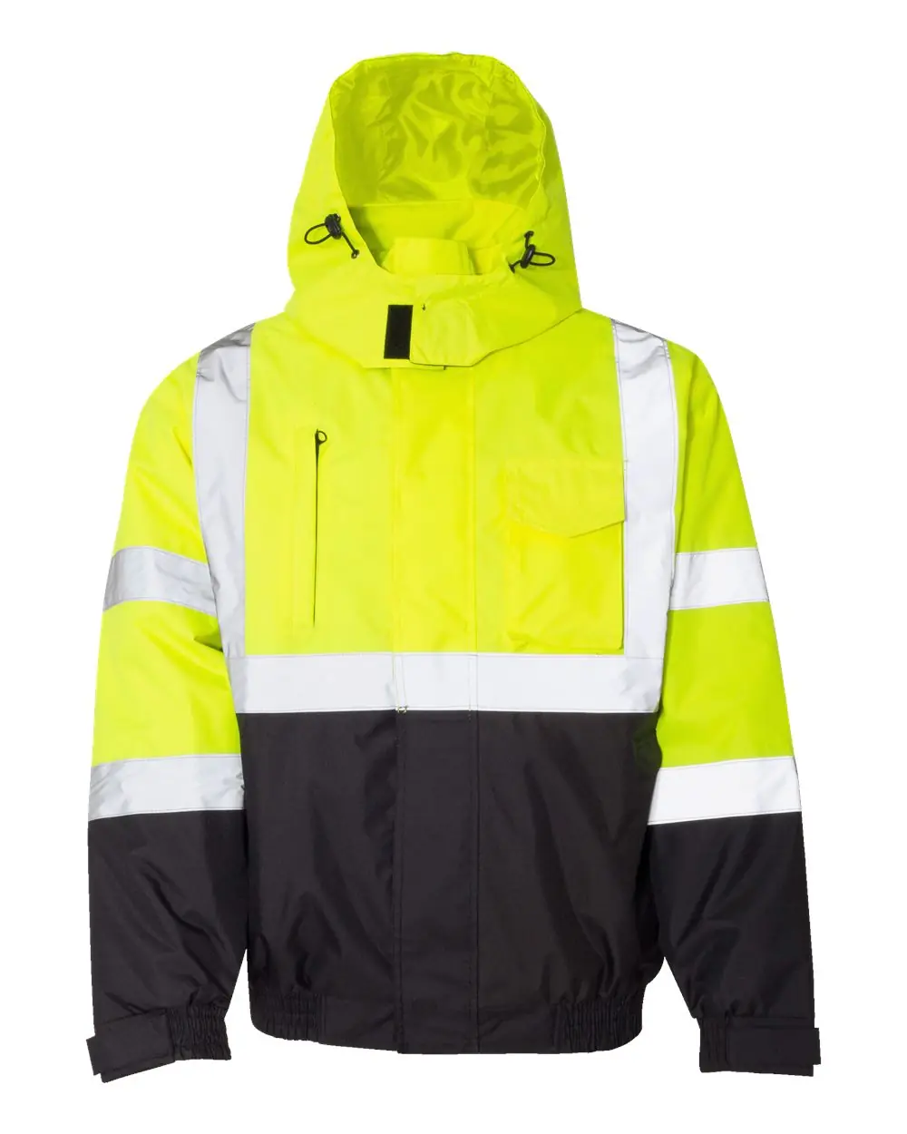 Kishigo Unisex Economy Bomber Jacket in Lime